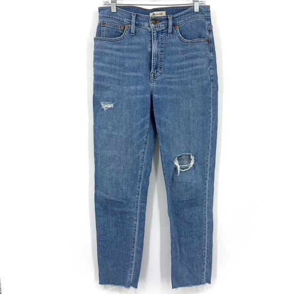 Madewell Jeans The Perfect Vintage Jean Womens Size 27 High Rise Mom Baggy - Picture 1 of 8